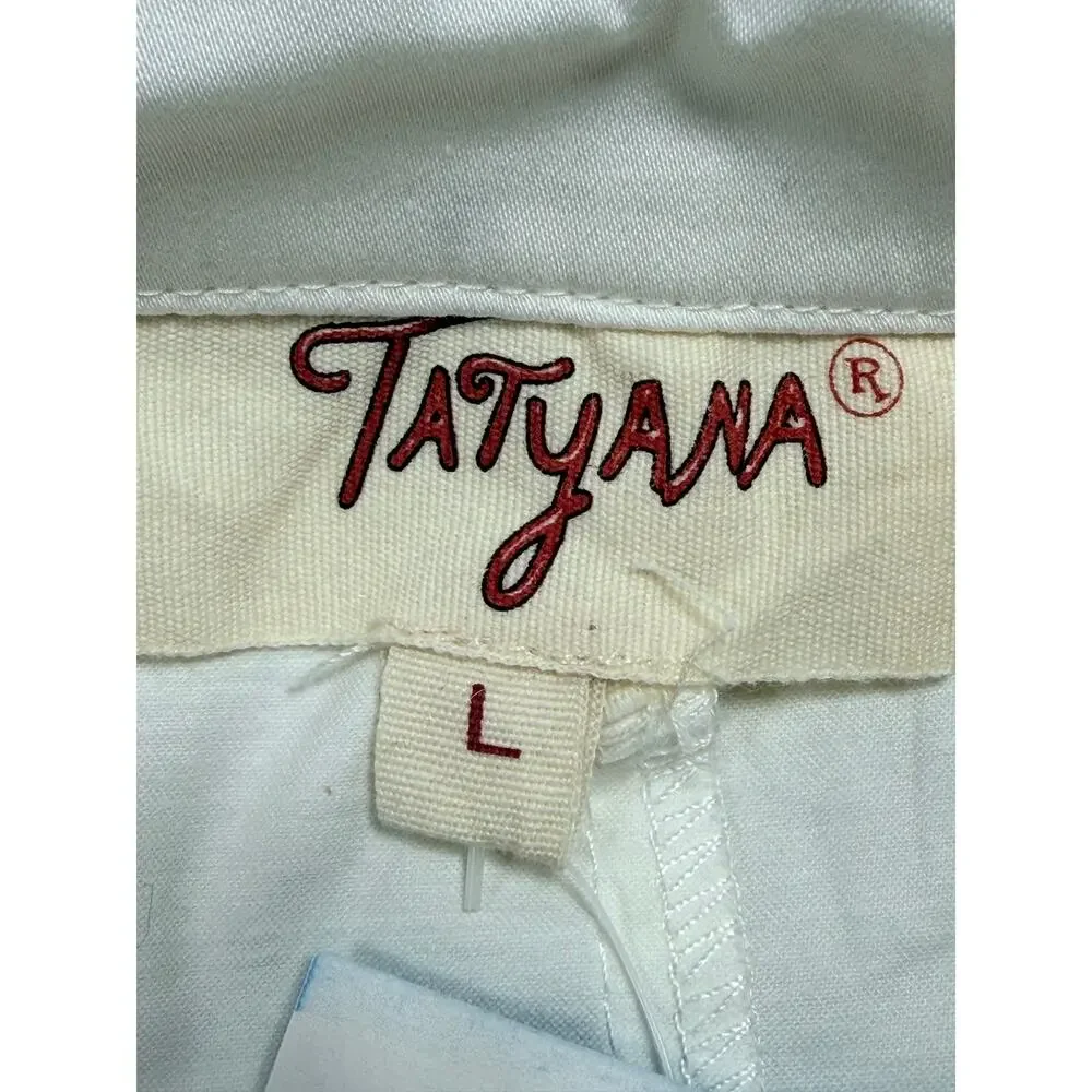 NWT Tatyana Bimmy Nautical Romper Navy White Sailor Collar Pinup Rockabilly L